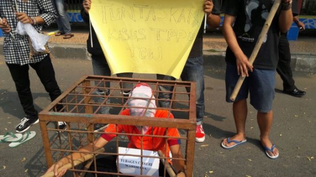 Mahasiswa Demo Wawan