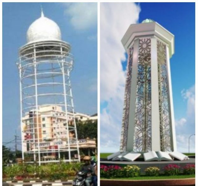 Tugu Pamulang Dikritik Wagub, Begini Desain Sebenarnya