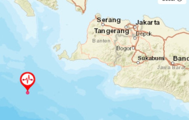 Pasca Gempa 74 Sr Kondisi Air Laut Di Pantai Pandeglang