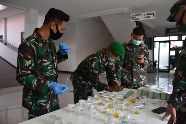 Perang Lawan Narkoba, Seskoad Lakukan Tes Urine Prajuritnya