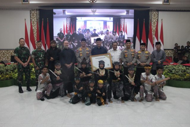 Golok Banten Seminar Golok Banten di Mata Dunia yang dihelat Polda Banten di Aula Serbaguna Polda Banten pada Sabtu (12/11/2022).