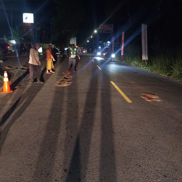 Kecelakaan maut terjadi di Jl. Raya Serang-Pandeglang Sukaindah Kecamatam Baros Kabupaten Serang.