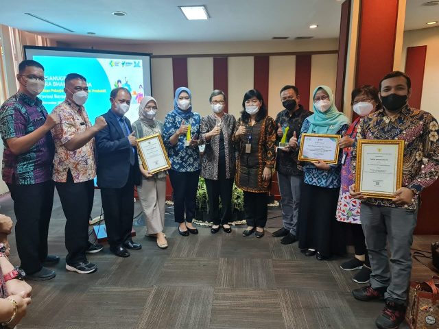 Dinkes Banten Dinas Kesehatan (Dinkes) Provinsi Banten mendapatkan penghargaan Gerakan Pekerja Perempuan Sehat Produktif (GP2SP) dari Kementerian Kesehatan (Kemenkes) Republik Indonesia Tahun 2022.