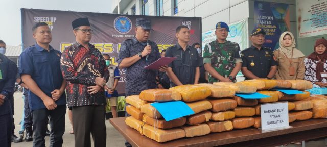 Ungkap kasus narkoba di BNN Provinsi Banten.