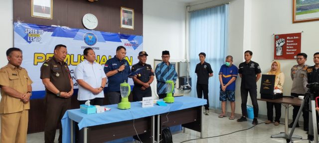 Badan Narkotika Nasional Provinsi (BNNP) Banten memusnahkan sebanyak 400,177 gram sabu pada Selasa (30/5/2023).