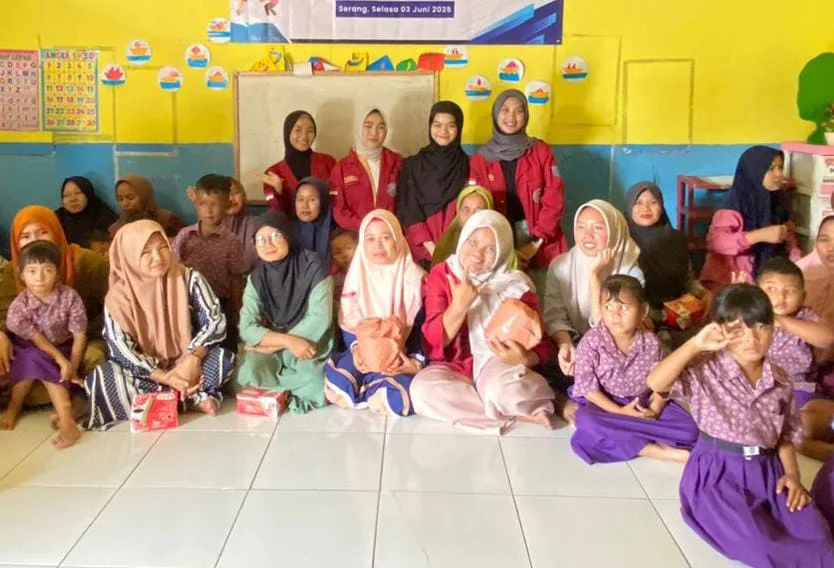 Ingatkan Bahaya Gadget, Mahasiswa Uniba Bekali Pengetahuan Anak Sejak Dini